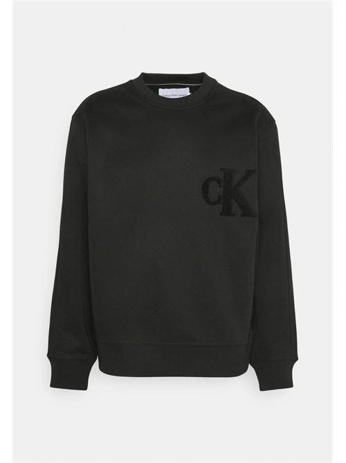 ck chenille crew neck CALVIN KLEIN JEANS | J30J323454BEH